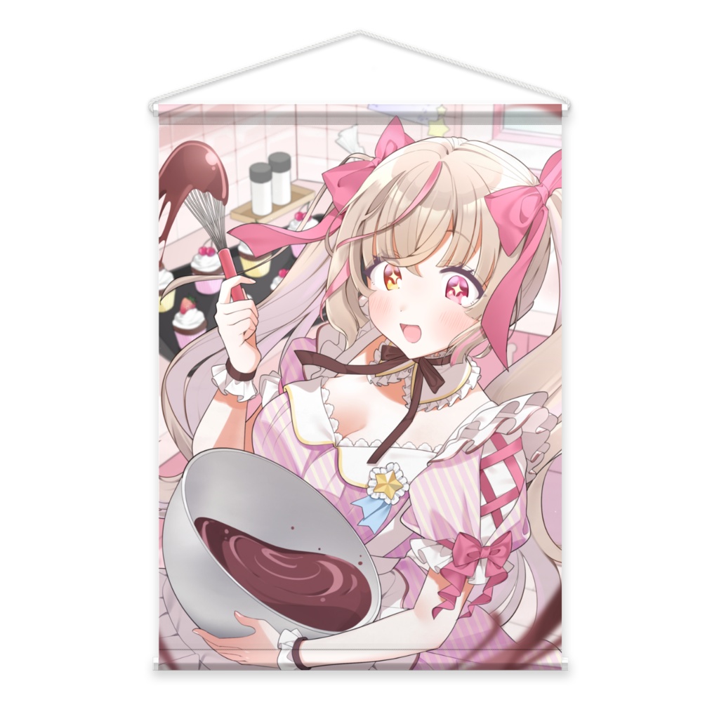 バレンタイン タペストリー キラキラ