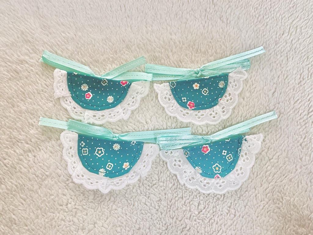 ぬいぐるみ エプロン 緑