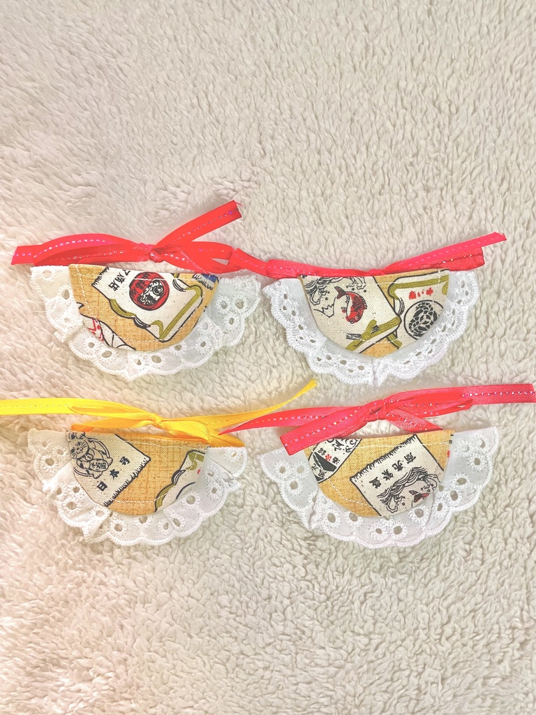 ぬいぐるみのエプロン 居酒屋柄