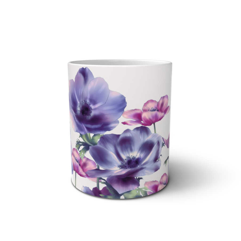 アネモネのマグカップ