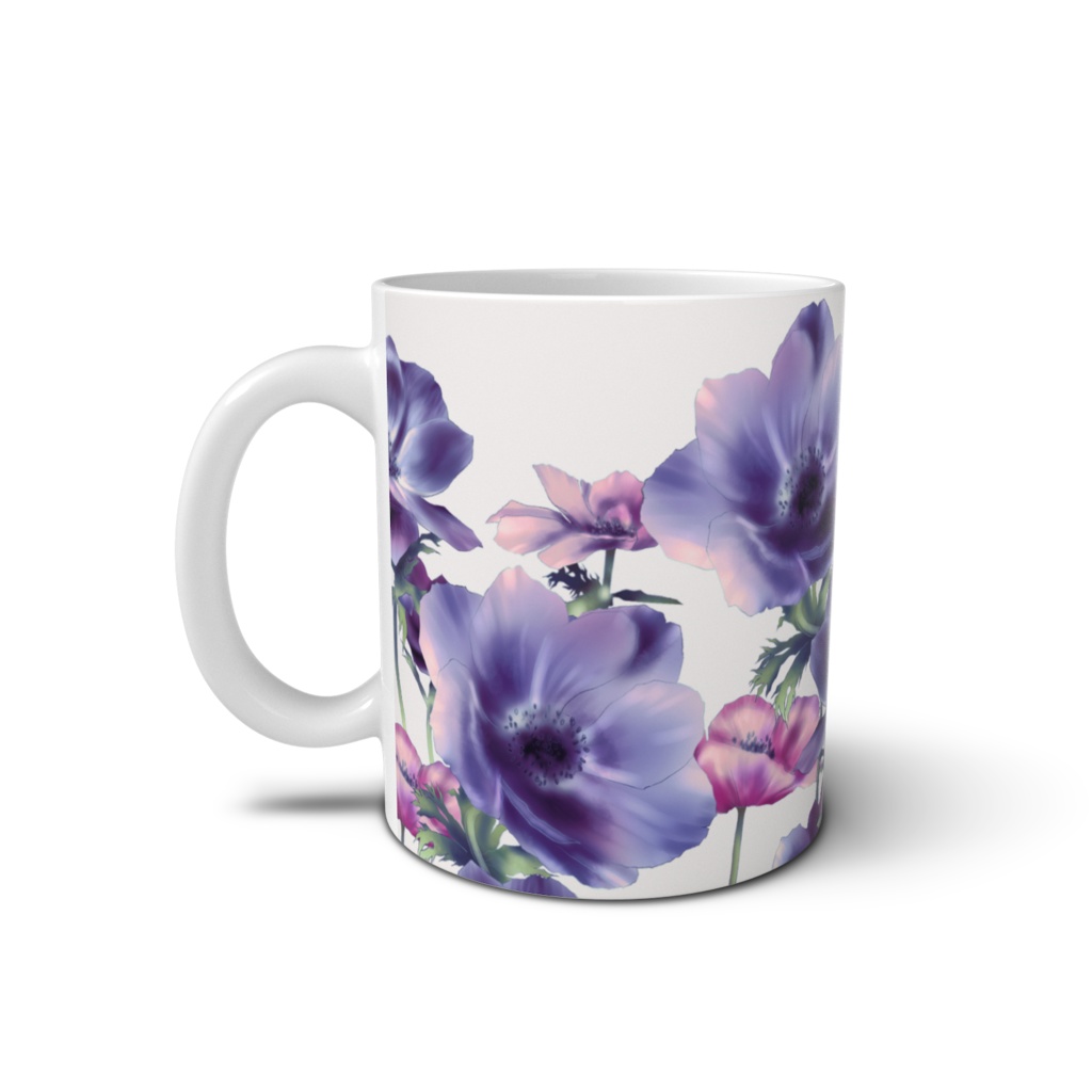アネモネのマグカップ