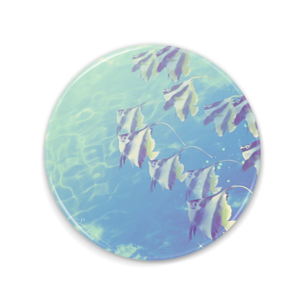 海の缶ミラー　大