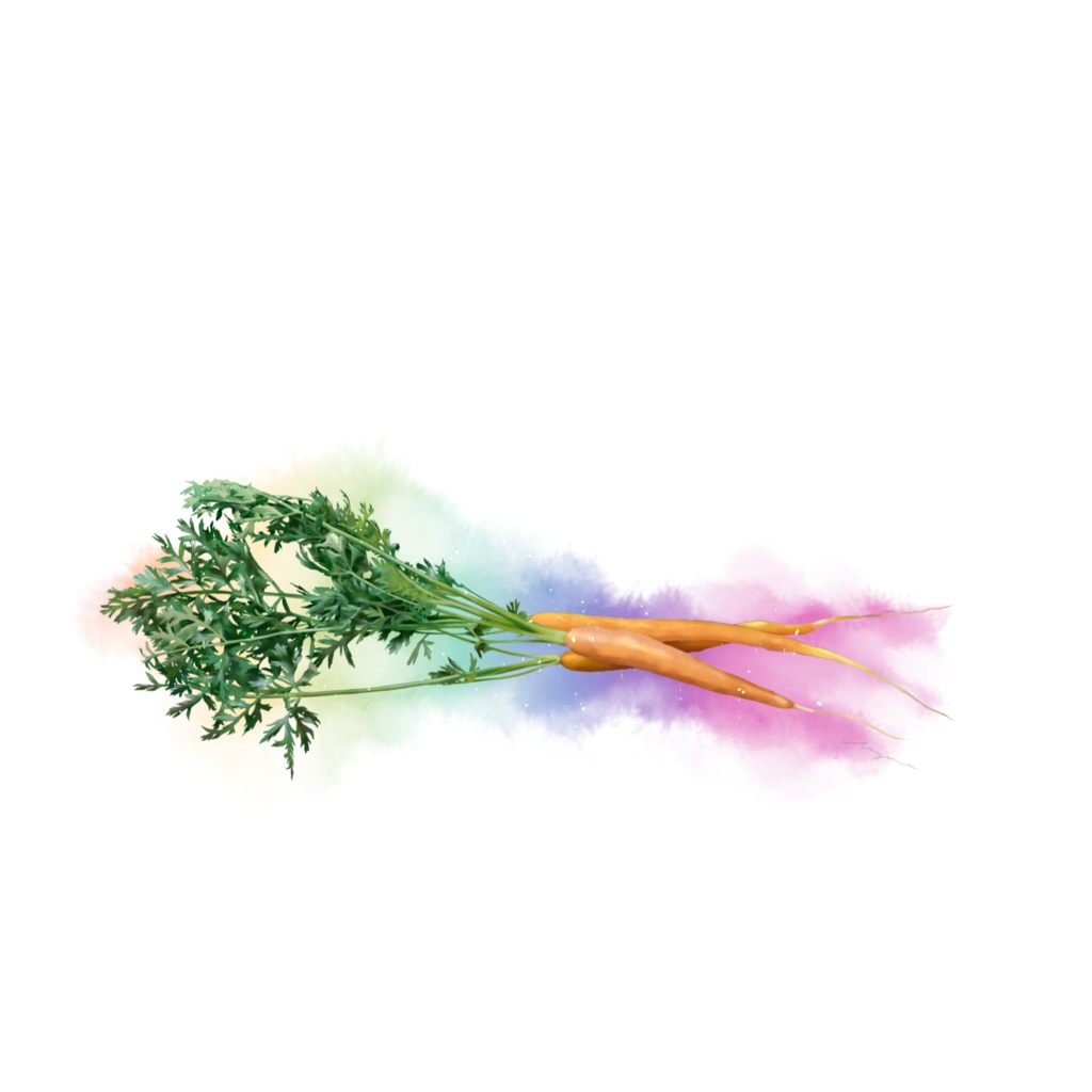 にんじんのメッセージカード