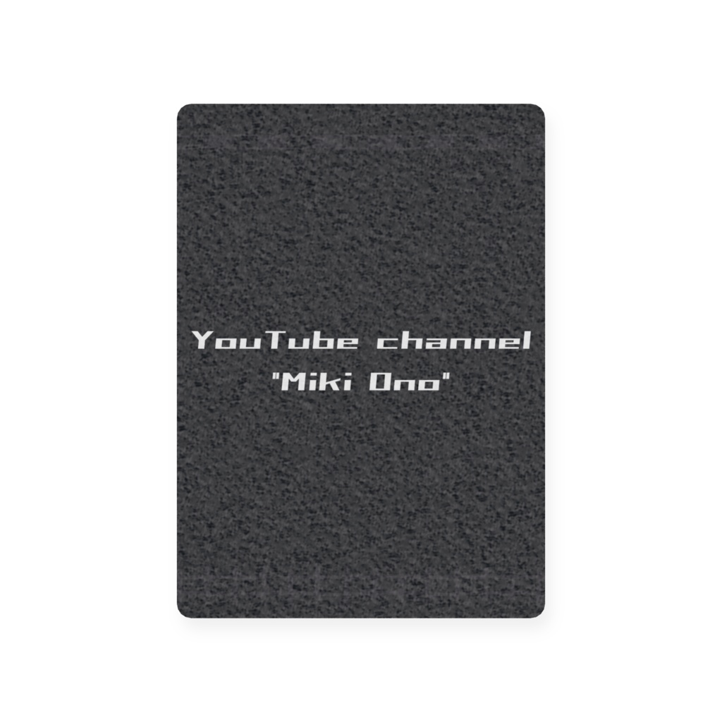 Miki Ono&Pearl【YouTubeチャンネル:Miki Ono】ホログラムトレーディングカード