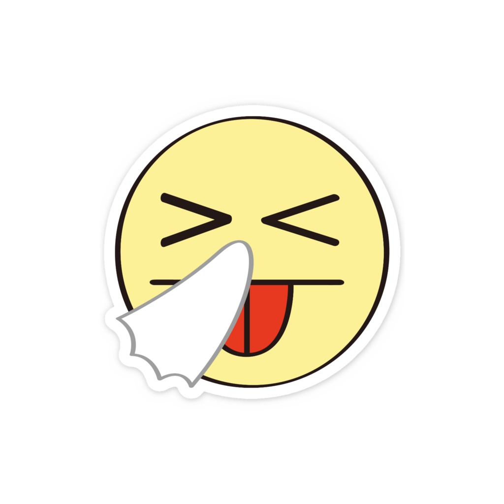 ベー by Pearl「へぷしっ」スマホステッカー