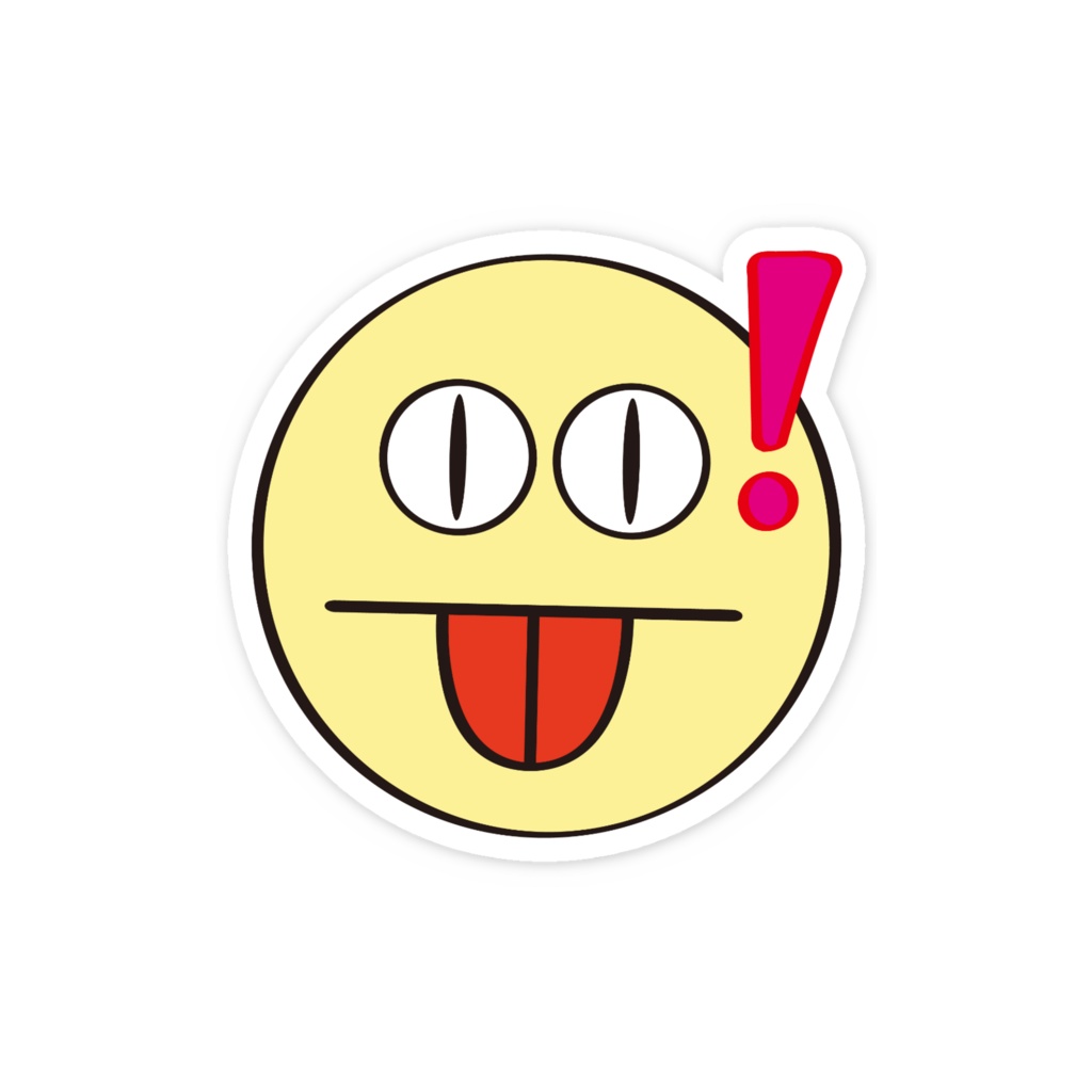 ベー by Pearl「びっくり」スマホステッカー