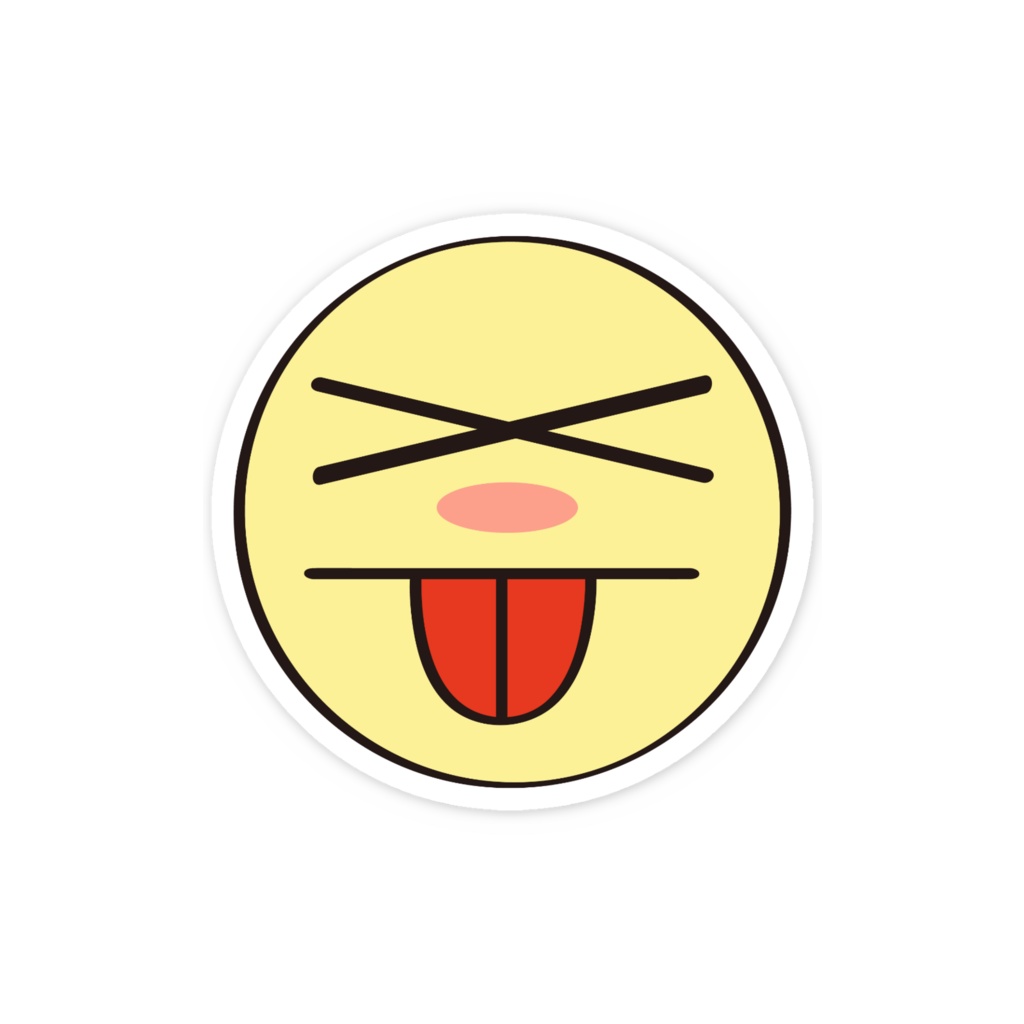 ベー by Pearl「痛っ」スマホステッカー