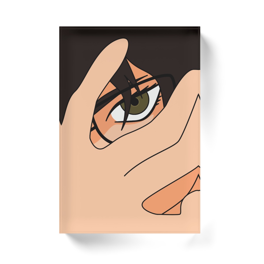 「小説:毒味役」表紙アクリルブロック