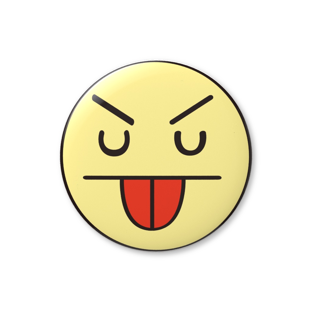 べー by Pearl「拗ねる」缶バッジ