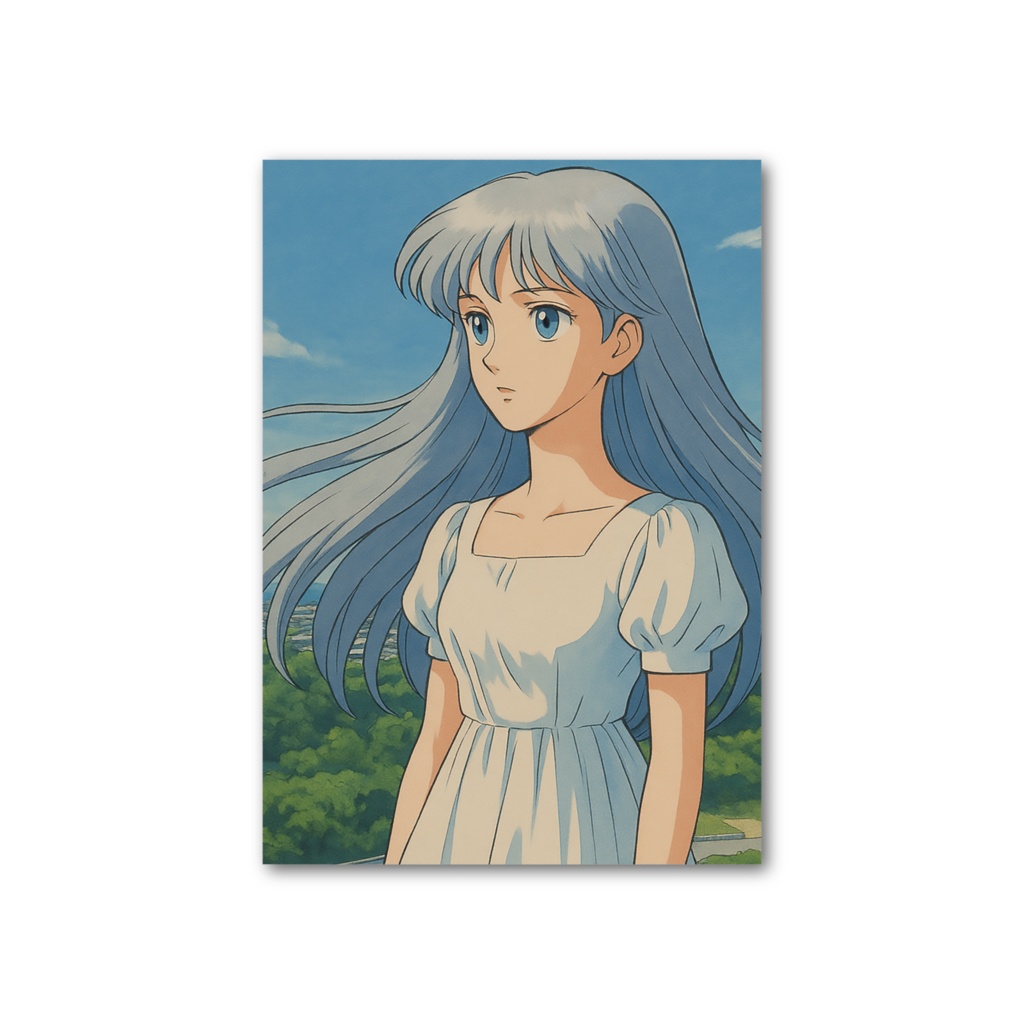 「小説:光の残響(レゾナンス)」シティポップ風裏表紙