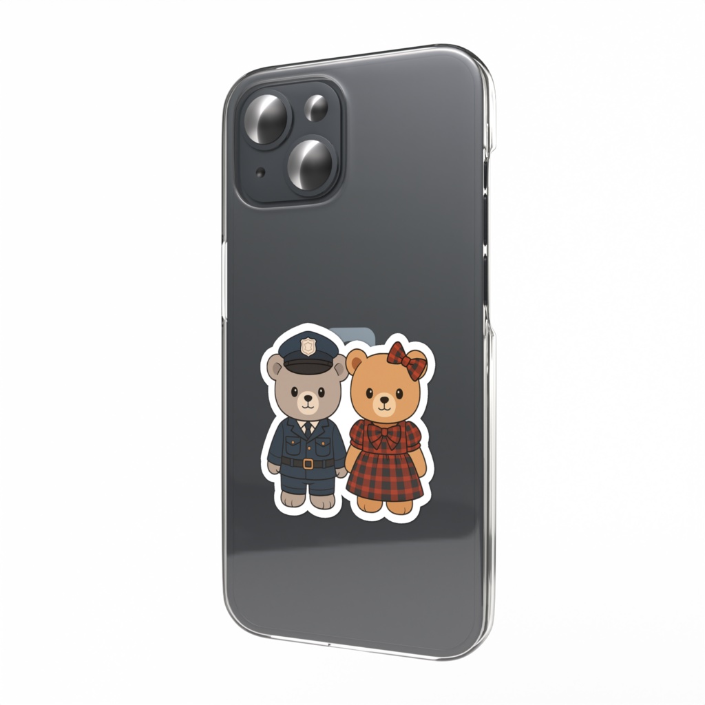 小説「You Day」くまのぬいぐるみスマホステッカー