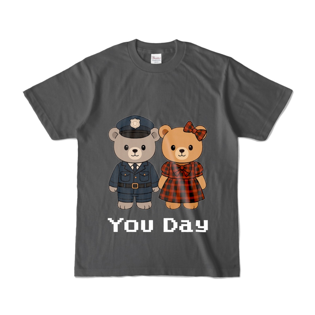 小説「You Day」カラーTシャツ(チャコール)