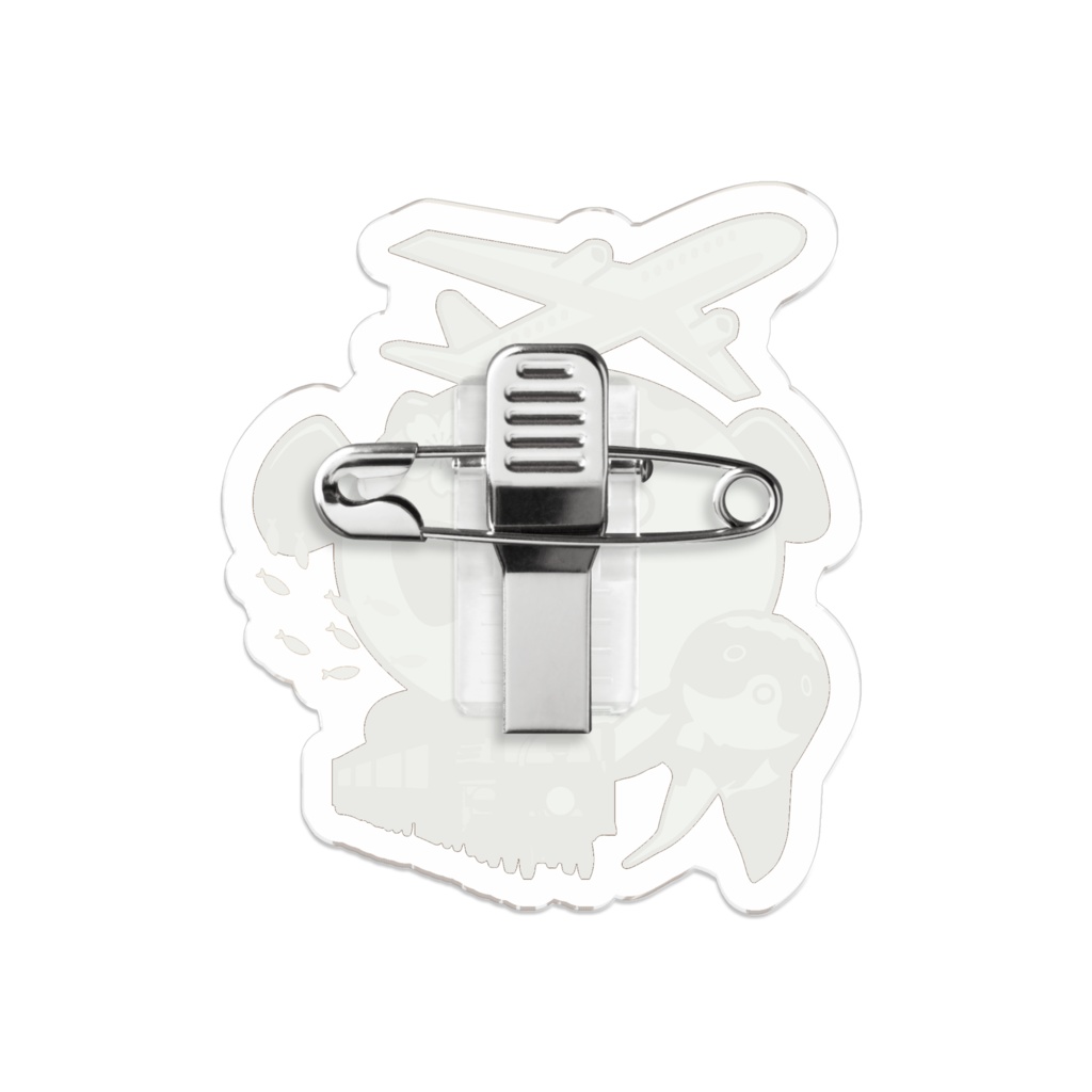 ふぐと詰め合わせ アクリルバッジ