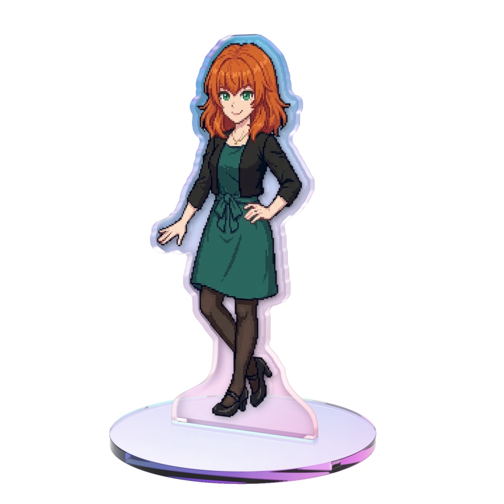 Pearl ドット絵【YouTubeチャンネル：Miki Ono】オーロラアクスタ