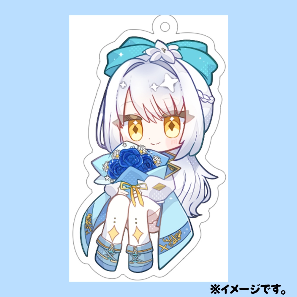 羽澄ゆらんグッズ アクリルキーホルダー-前期任務記念ver.-