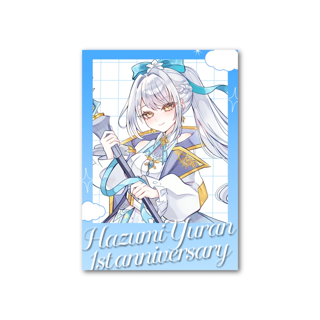 羽澄ゆらんグッズ チェキ風カード -雲界お届け便 vol.01-