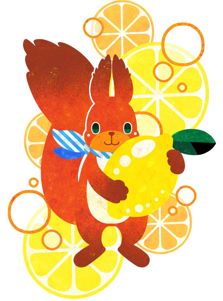 りすれもんのトートバッグ