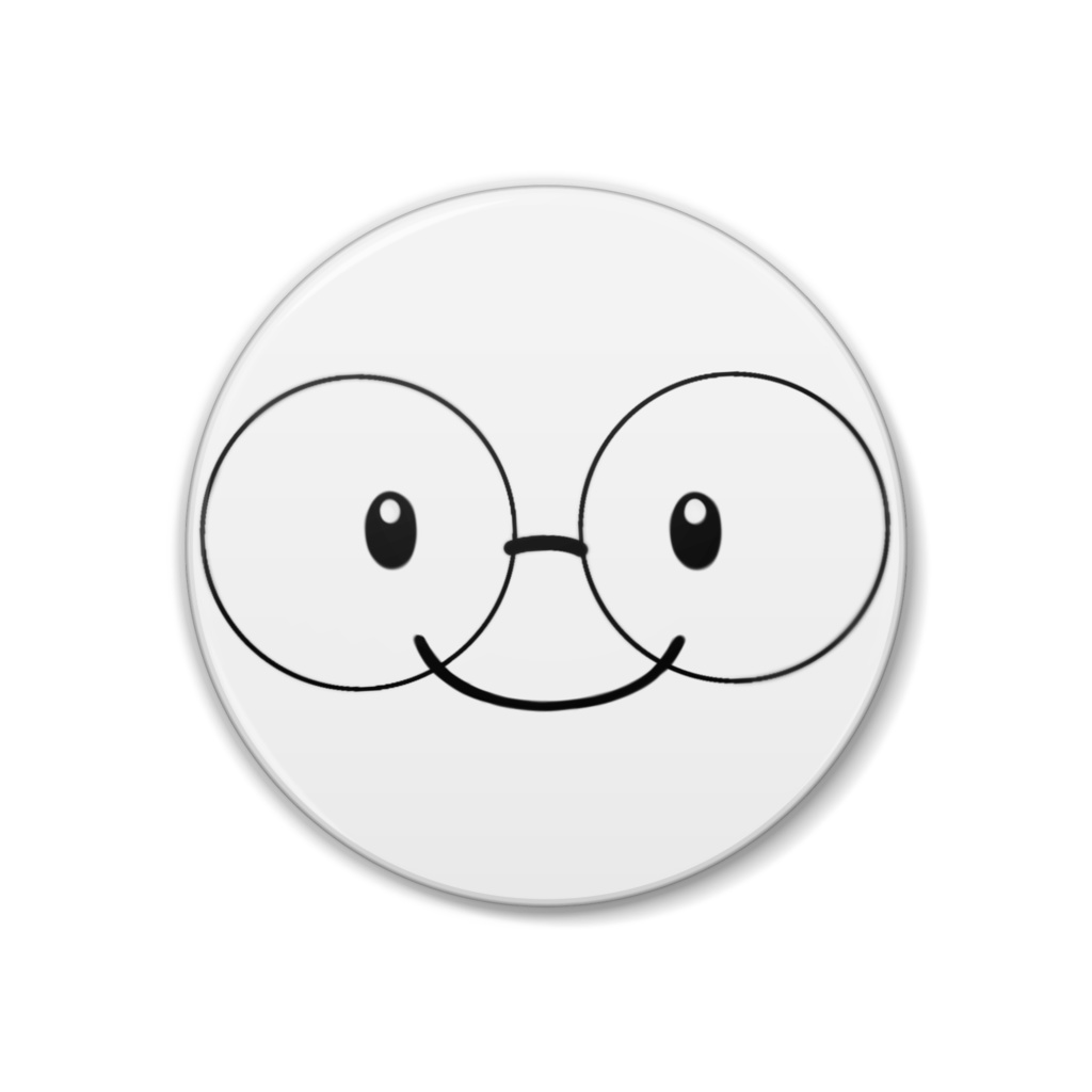 缶バッチ(おさぴ真顔)