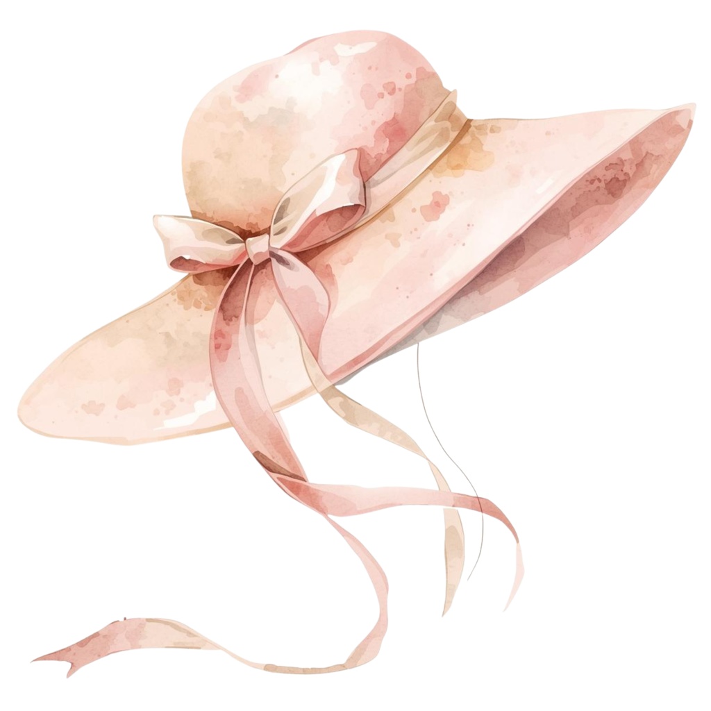 ピンクの旅シリーズ|水彩風クリップアートセット(全12点・PNG透過)