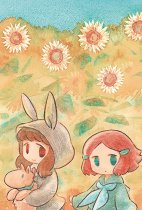 ポストカード「えんどうさん」