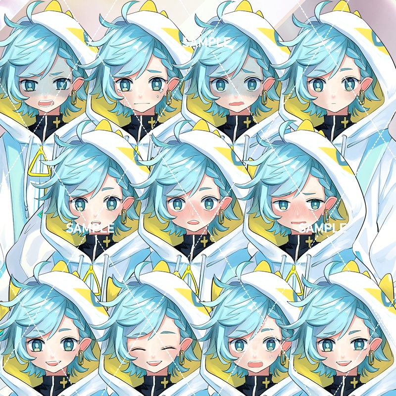 【表情差分11種】男性全身立ち絵#H2【少年・着ぐるみ・怪獣・ショタ・可愛い男の子・ボーイッシュ・ショートパンツ・IRIAM】