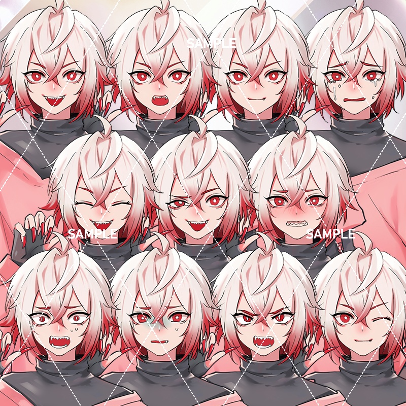 【表情差分11種】男子立ち絵素材#D51