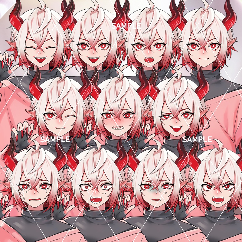 【表情差分11種】男子立ち絵素材#D51