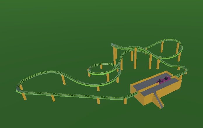small spinning coaster