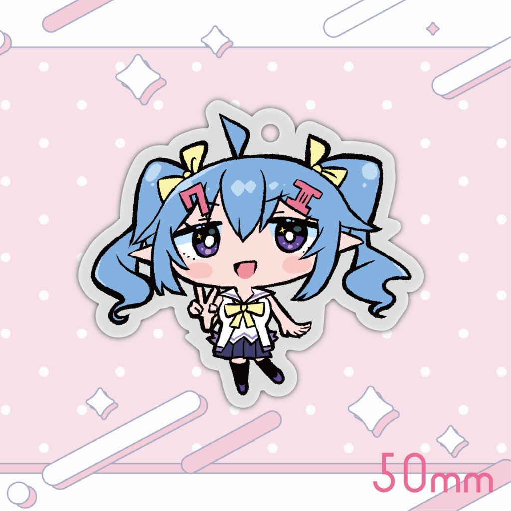蟹久保しちみ本人描きおろしアクキー