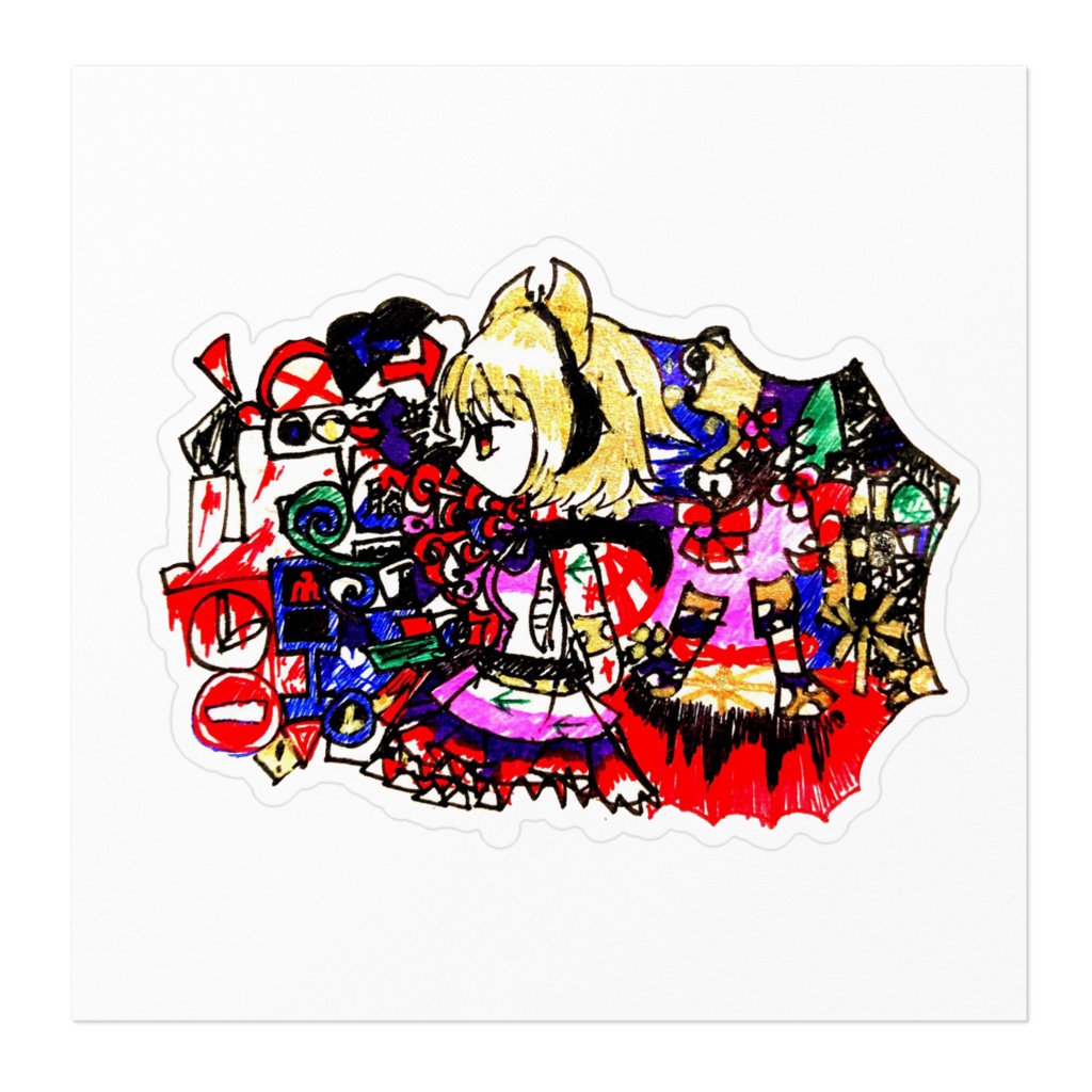 豊聡耳神子ステッカー