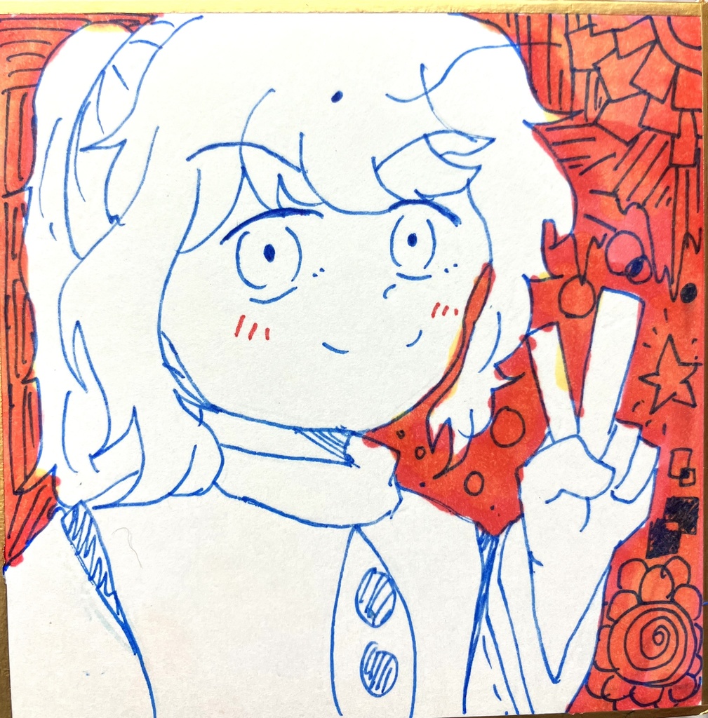 物部布都ミニ色紙✌️