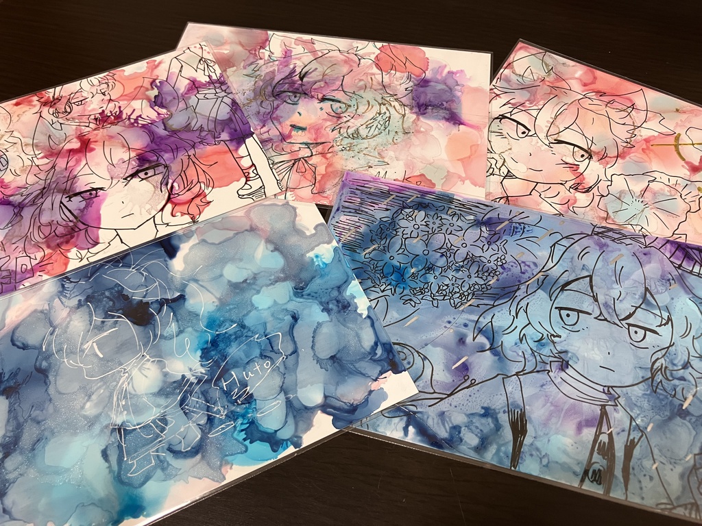 豊聡耳神子-物部布都 直筆ポストカード