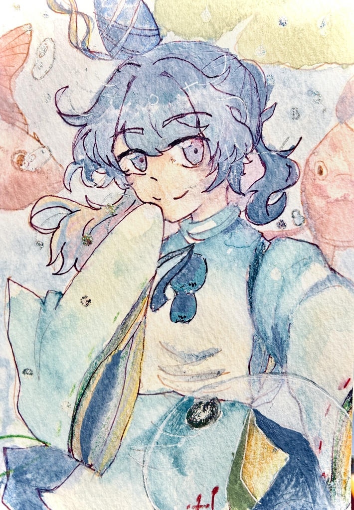 物部布都ポストカード「悠々と」