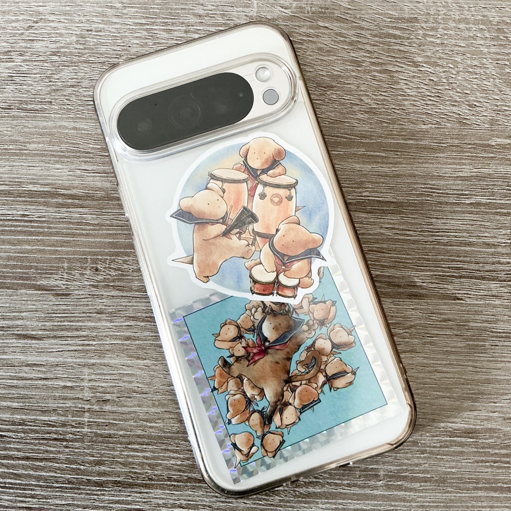 ステッカー(胴上げ)