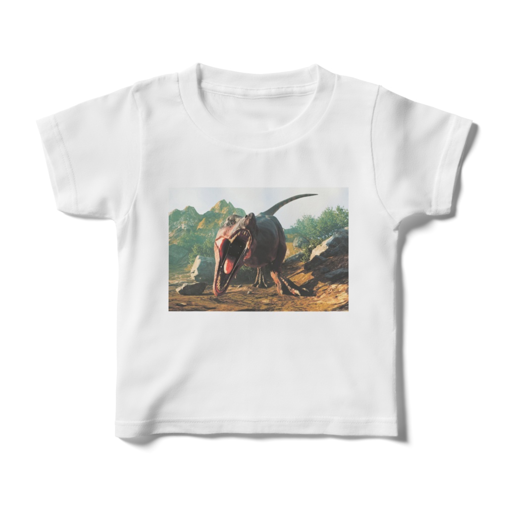 キッズTシャツ（ティラノサウルス正面）