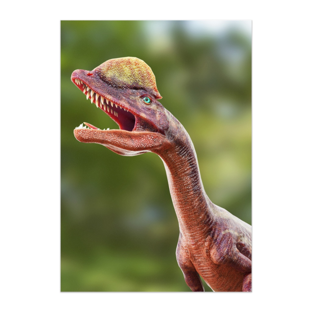 ポスター(ディロフォサウルス)