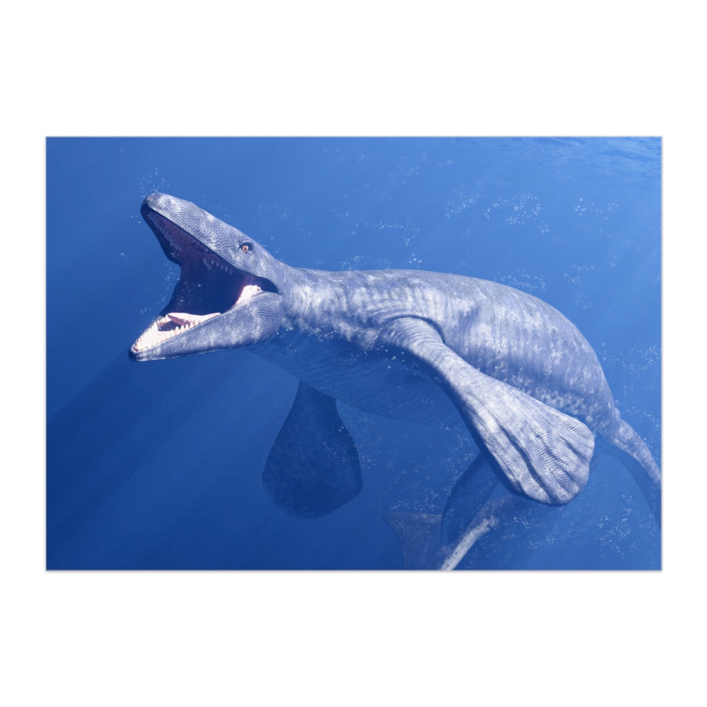 ポスター（モササウルス）