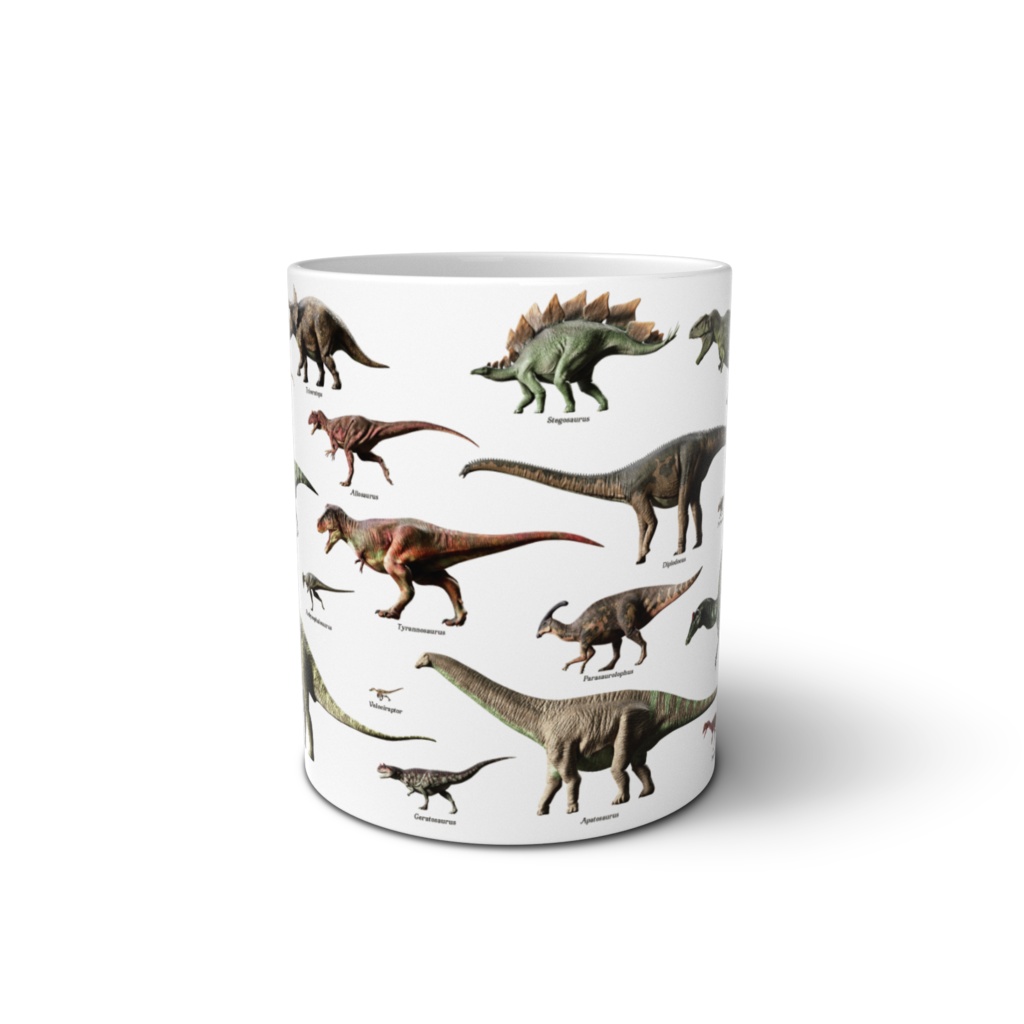 恐竜大集合マグカップ(カラー)
