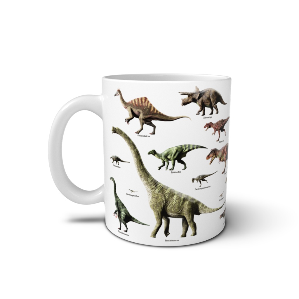 恐竜大集合マグカップ(カラー)