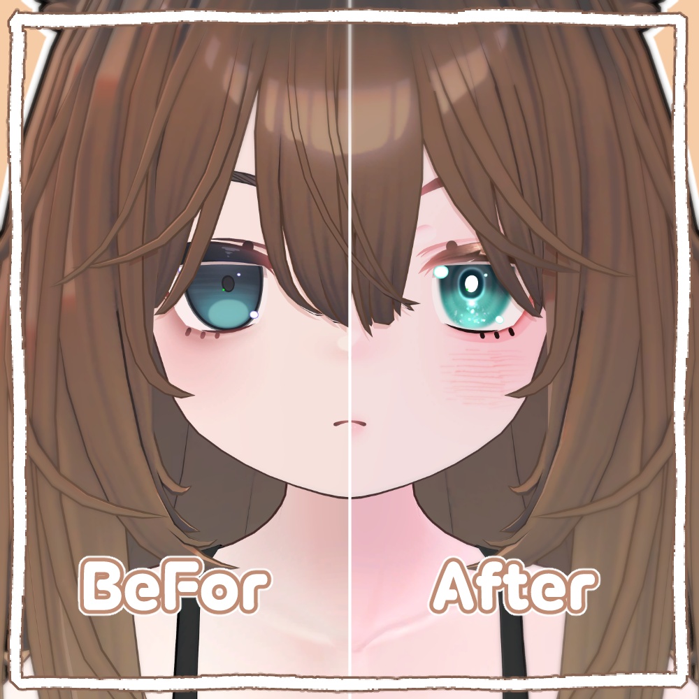 【こごみ(Kogomi)専用】 Natural makeup & Body 【11color】 + Eye texture 【20color】