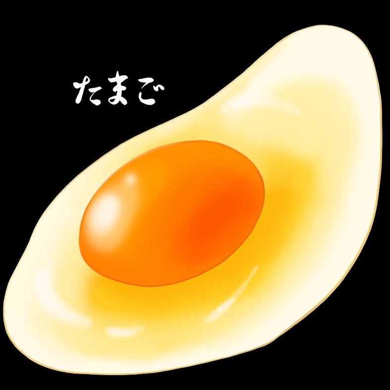 ねこまんまパーカー(たまごかけごにゃん)黒