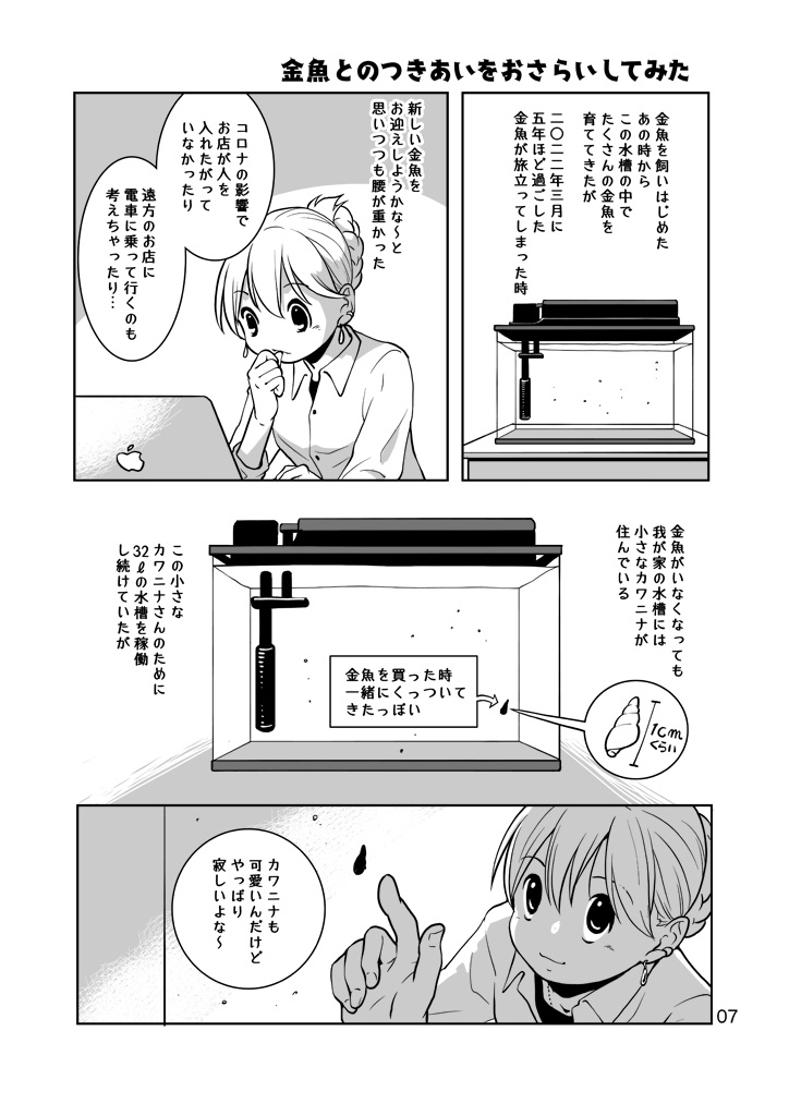 金魚と暮らす