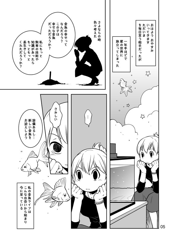 金魚と暮らす