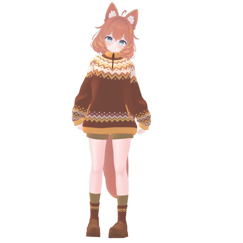 オリジナル3Dモデル「Meriby」「メリビー」VRC用