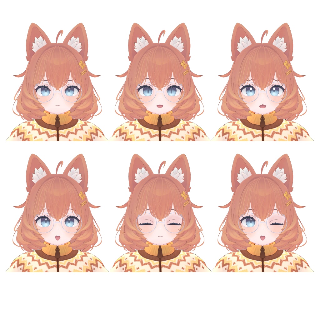 オリジナル3Dモデル「Meriby」「メリビー」VRC用