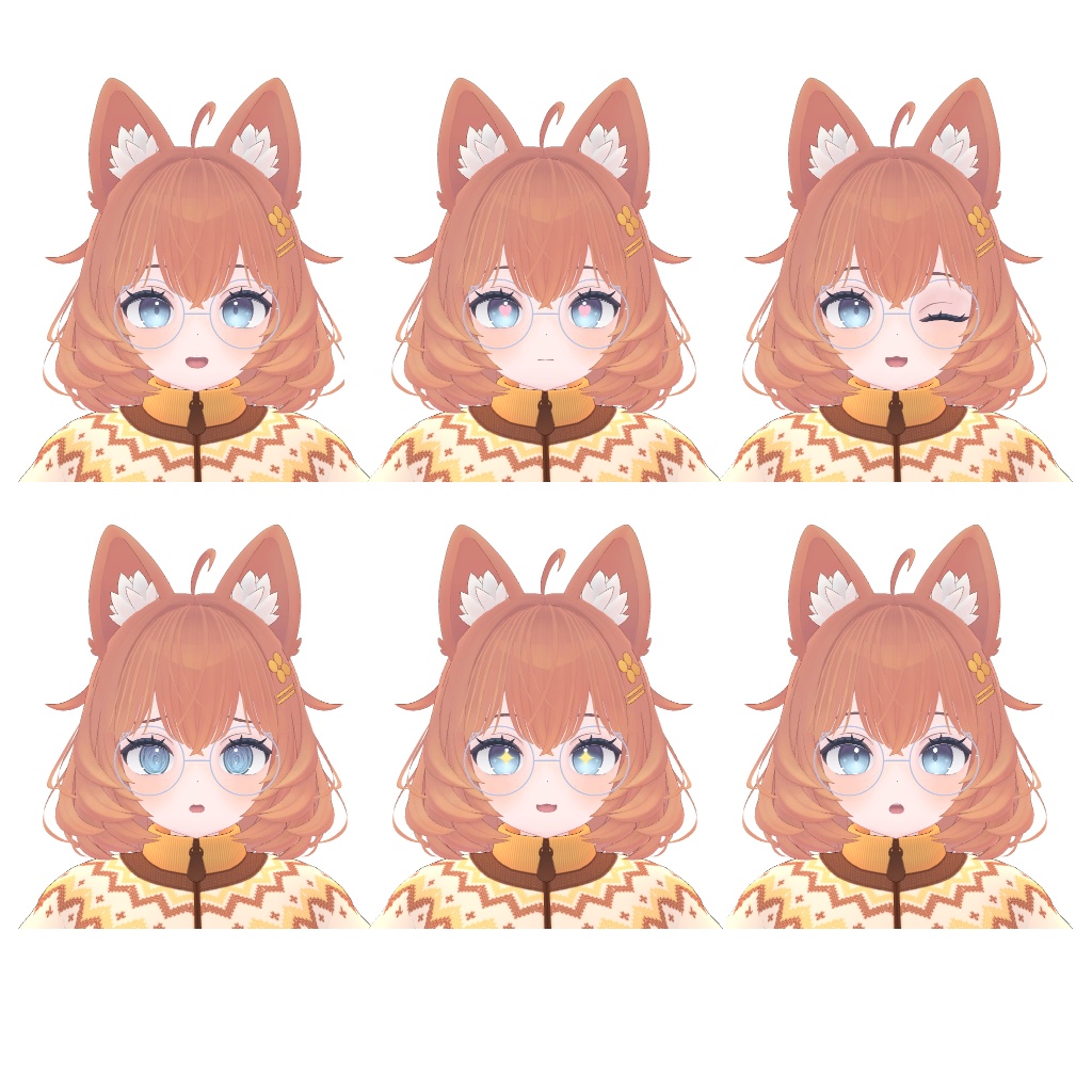 オリジナル3Dモデル「Meriby」「メリビー」VRC用