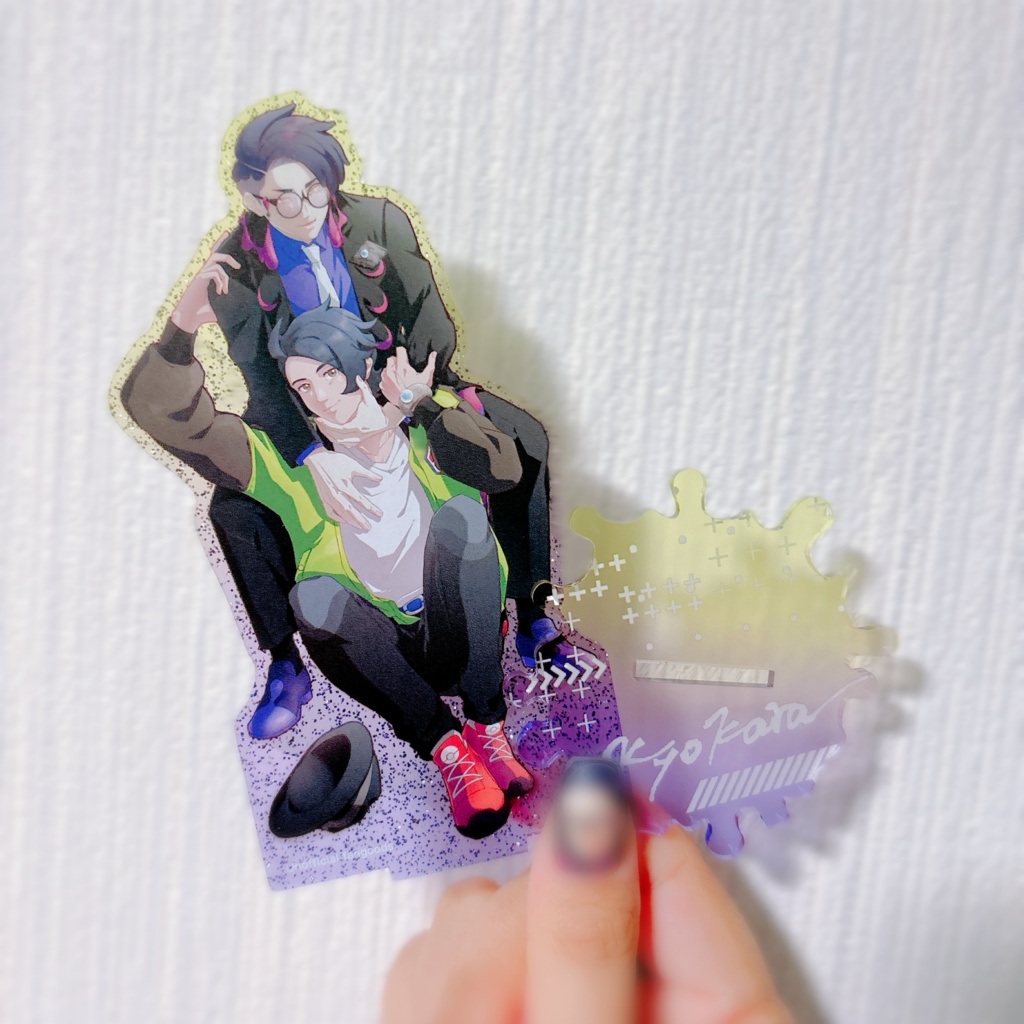 キョカラのラメグラアクリルスタンド