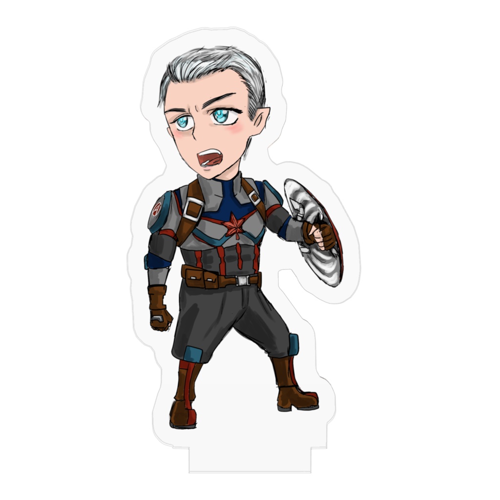 キャプテン・白狼 アクリルフィギュア