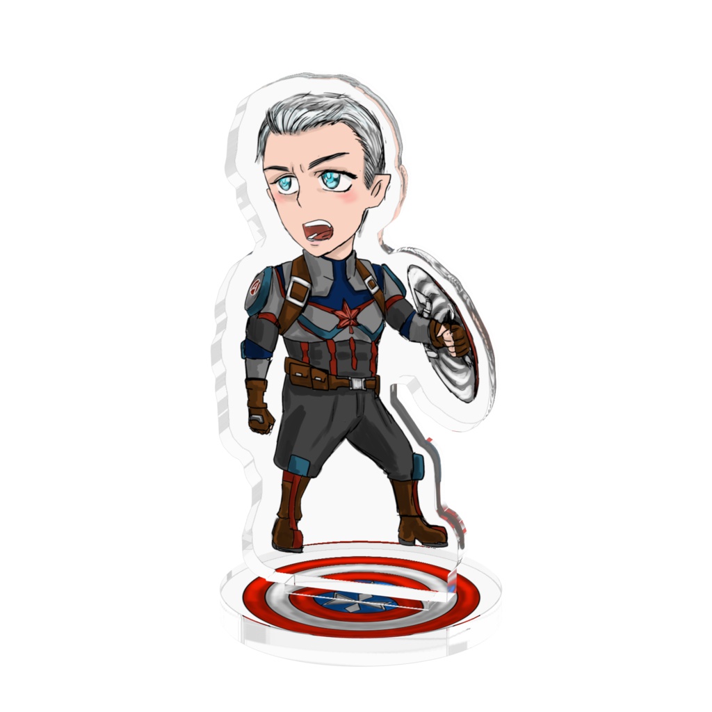 キャプテン・白狼 アクリルフィギュア