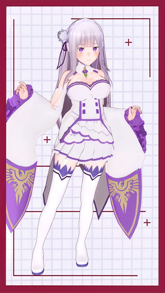 Emilia Re:Zero KK Card